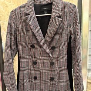 Donna Morgan Plaid Double Breasted Dress size 6